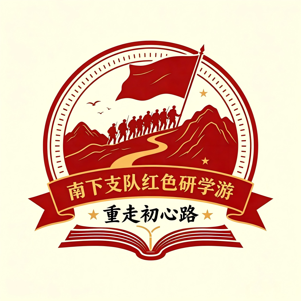 南下支队红色研学游logo设计(1) 南下支队红色研学游logo设计(1)
